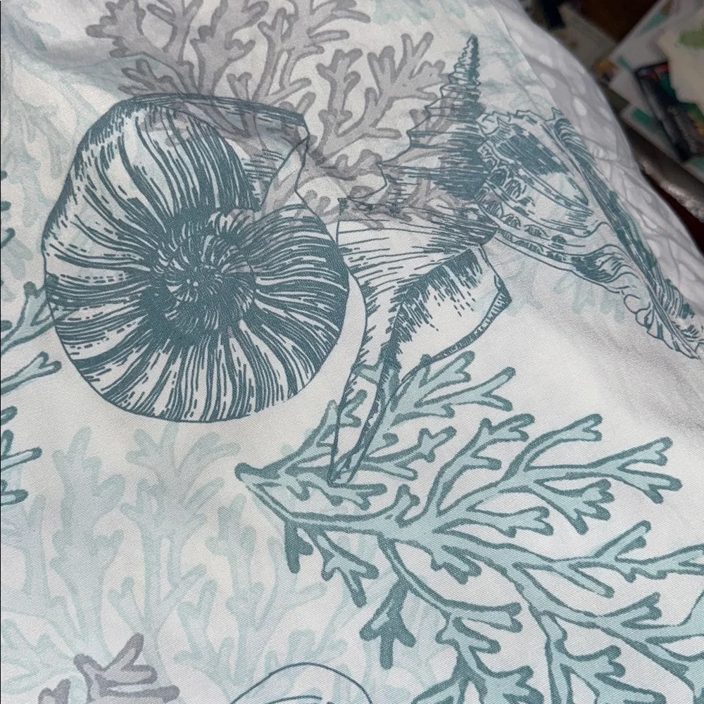 Sea Life Print Fabric shower curtain Sonoma - Picture 3 of 4